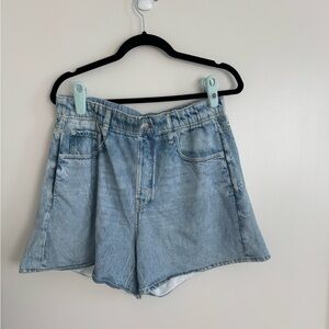 rag & bone Faux Jean denim cotton Shorts